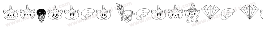 Dashing Unicorn Regular字体转换